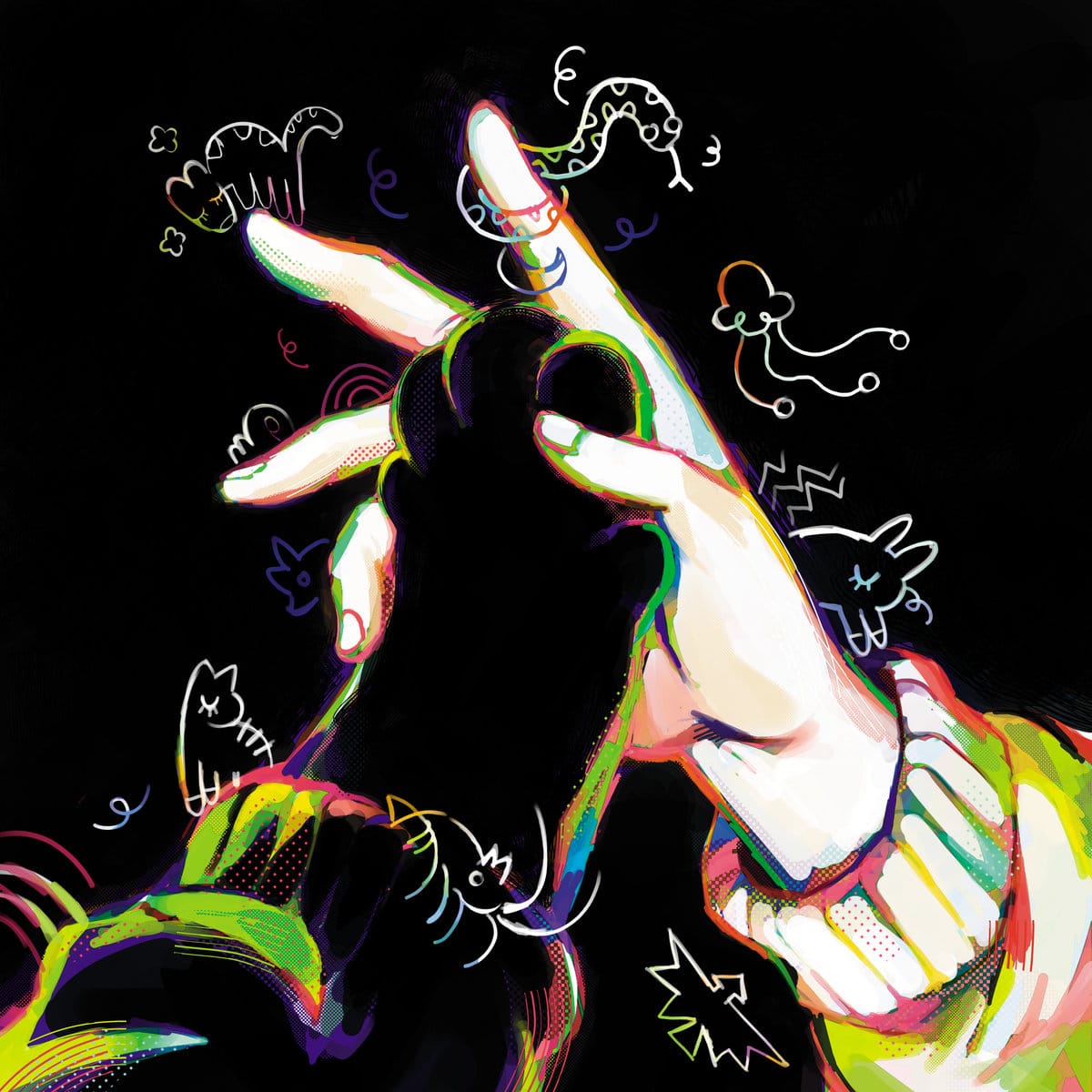 cover of constant companions by jamie paige with a hand and paw giving a high five or something